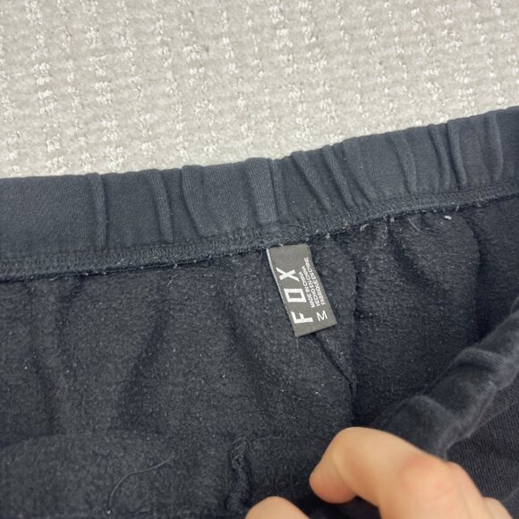 Y2K Fox Moto X Sweatpants Joggers Black Women Sz M Racing Motorsports Outdoor - Picture 4 of 10